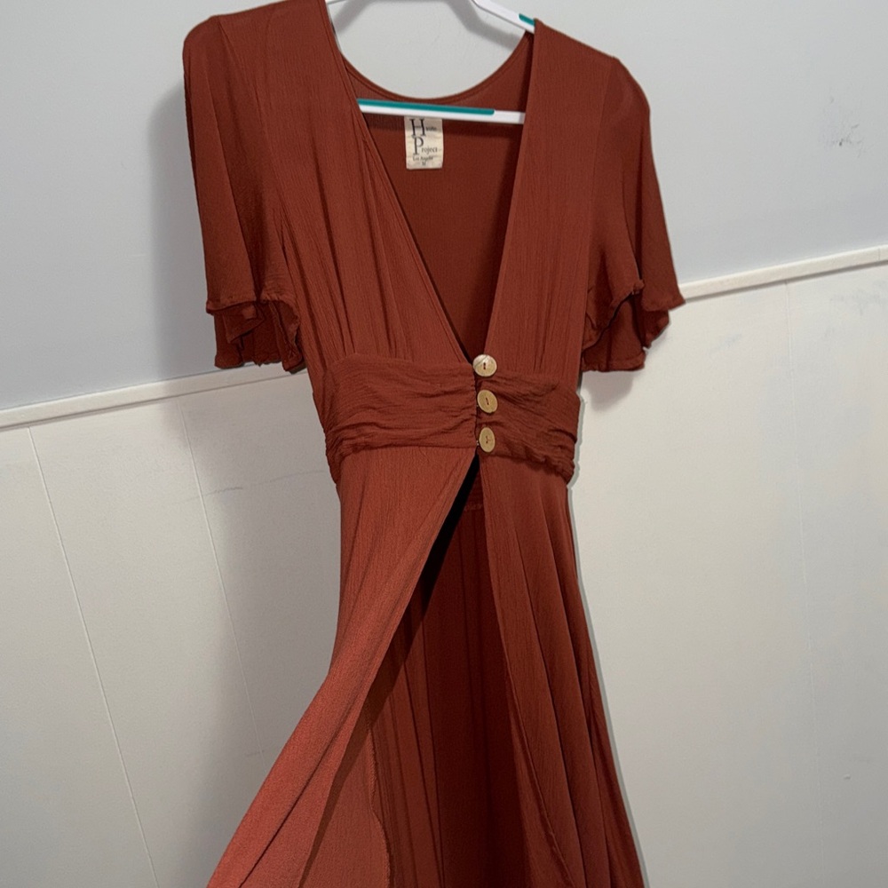 Vintage HAUTE PROJECT LOS ANGELES COVER-UP SIZE MEDIUM 💯 Rayon - Picture 3 of 10
